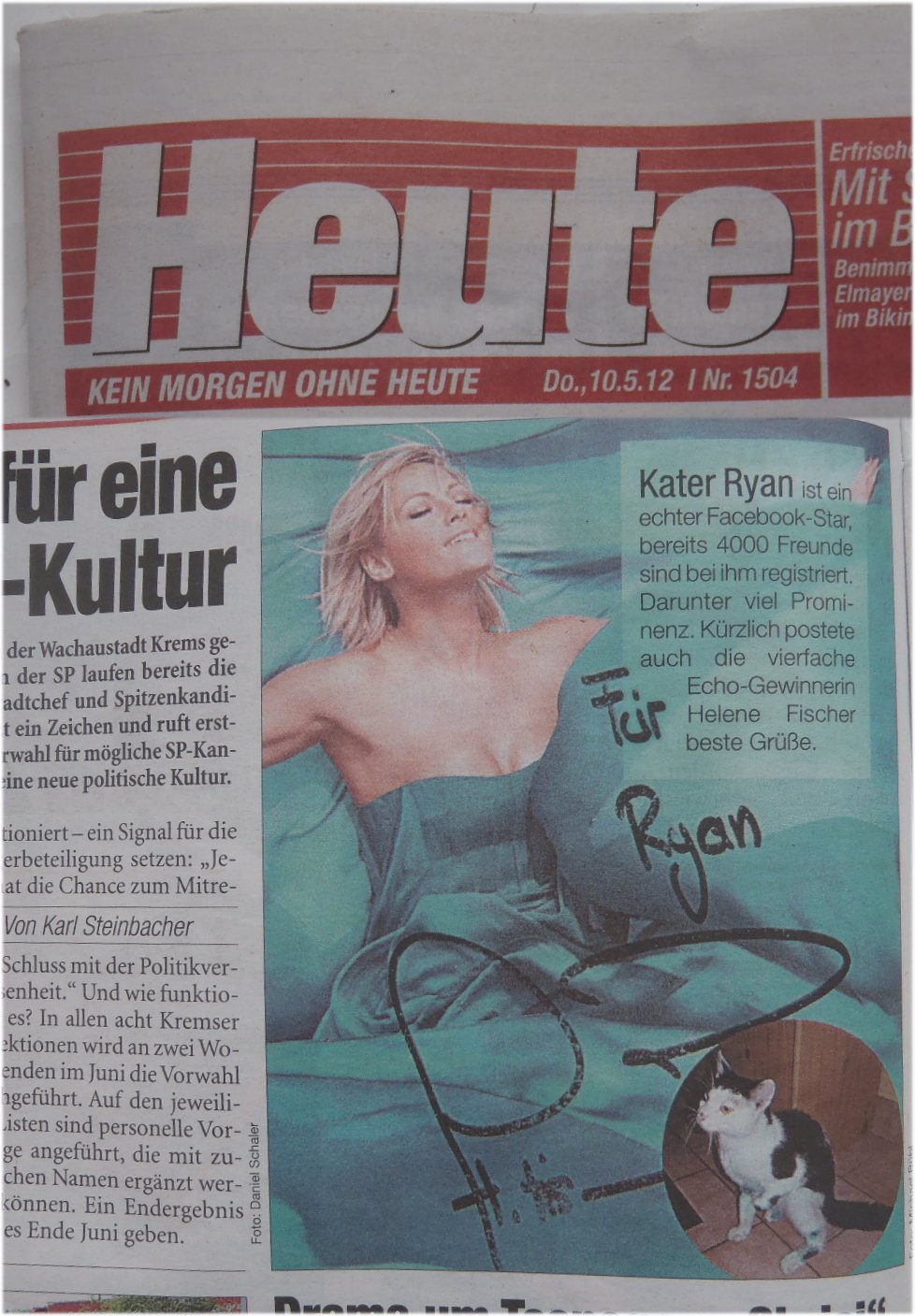 Helene Fischer, Ryan Derkater